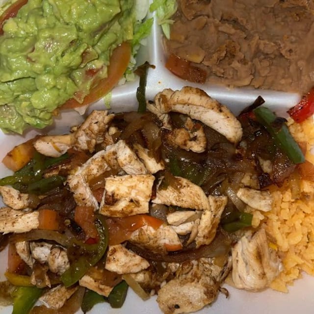 Chicken Fajita Plate.