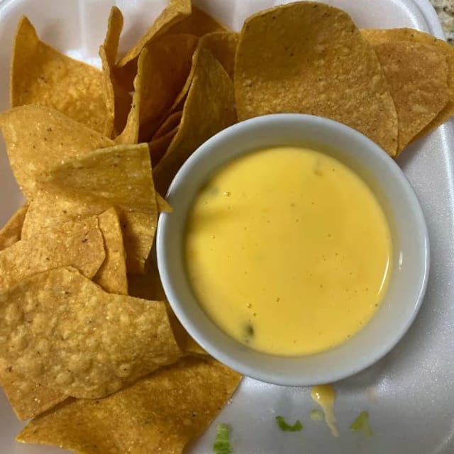 Chile Con Queso Dip.